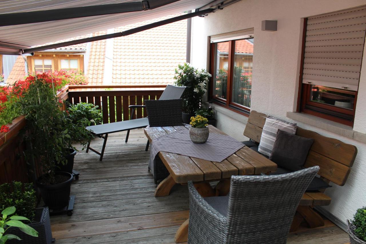 Ferienwohnung Forellenhof Oberschwarzach Exteriör bild